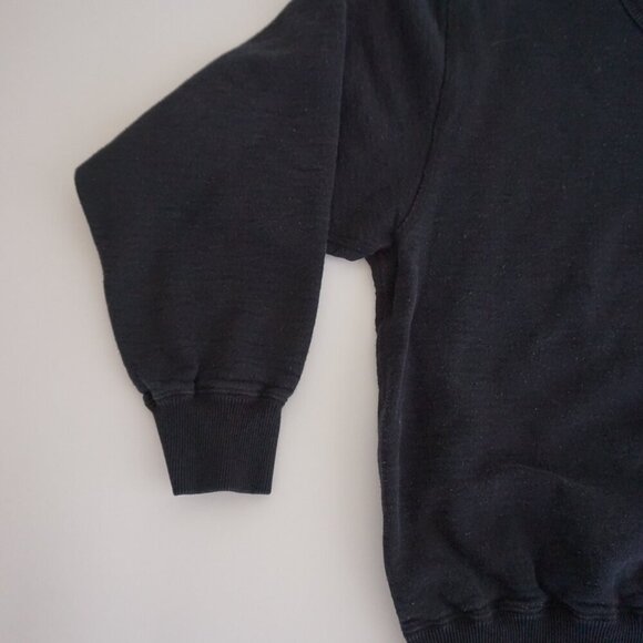 Vintage Redwood Classics Black Marwood 100% Cotton Crewneck Sweater M - Picture 8 of 9